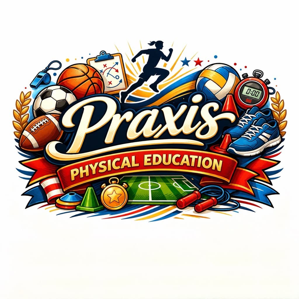 Praxis Physical Education exam preparation - PE teacher studying test-taking strategies for the 5091 content knowledge test